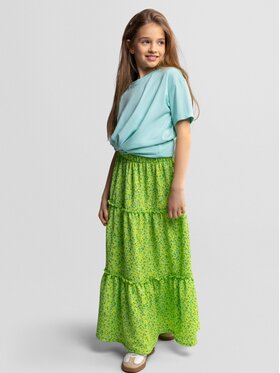 minoti minoti Spódnica maxi 30SKIRT150 Zielony Regular Fit