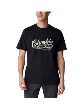 Columbia Columbia T-Shirt 2022181 Czarny Regular Fit