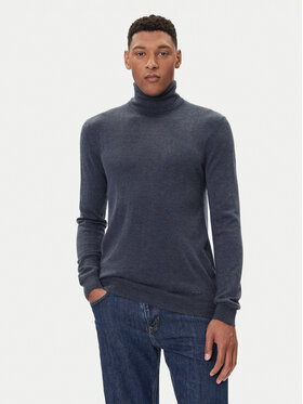 Guess Guess Rollkragenpullover M5BR09 Z0432 Dunkelblau Regular Fit