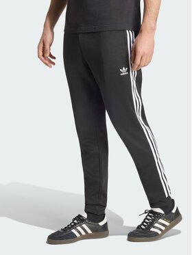 adidas adidas Spodnie materiałowe 110427 Czarny Slim Fit