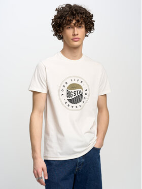 BIG STAR BIG STAR T-Shirt MICHAEL_100_150 Biały Basic Fit