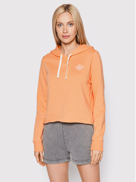 Hurley Hurley Bluza Slap Cut Off 3HJ2710549 Pomarańczowy Cropped Fit