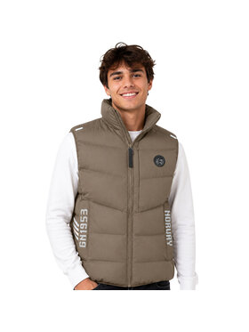 Geographical Norway Geographical Norway Kamizelka WZ8360H/GN-KAKI Zielony Reglan Fit