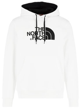 The North Face Majica Dugih Rukava Drew Peak Plv Hoodie NF00AHJY Bijela Regular Fit