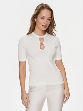 Guess Guess Megztinis Rylee W4RR21 Z2Y72 Écru Regular Fit