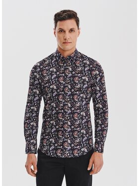 Pako Lorente Pako Lorente Koszula P25WF-1X-055 Granatowy Slim Fit