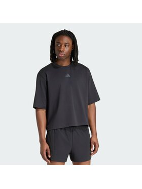 adidas adidas Koszulka techniczna 165470 Czarny Oversize