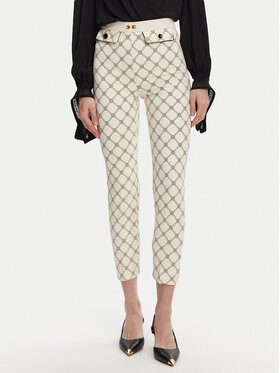 Elisabetta Franchi Elisabetta Franchi Stoffhose PA-S71-51E2 Écru Regular Fit