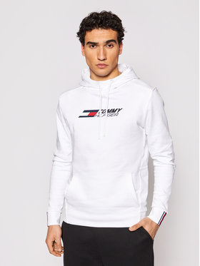 Tommy Hilfiger Tommy Hilfiger Sweatshirt Logo MW0MW17255 Blanc Relaxed Fit