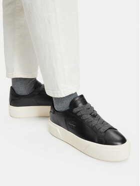 Calvin Klein Calvin Klein Αθλητικά Flatform Laceup Lth Wl HW0HW03229 Μαύρο