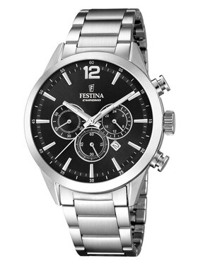 Festina Festina Zegarek F20343/8 Srebrny