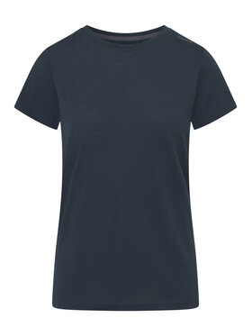 Viking Viking Koszulka techniczna T-shirt Salen Lady Merino Granatowy Regular Fit