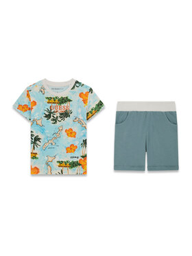 Guess Guess Completo T-shirt e pantaloncini N6GG04 K8HM4 Multicolore Regular Fit