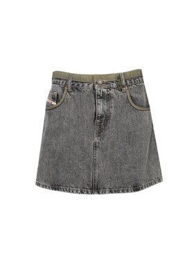 Diesel Diesel Sukně A04440-0CBBH Šedá Slim Fit