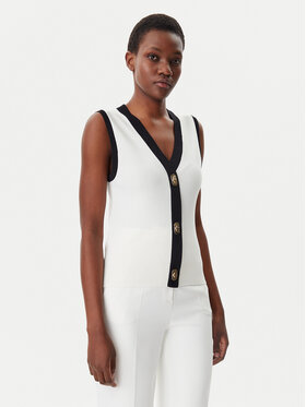 LOLA CASADEMUNT LOLA CASADEMUNT Vest LS2511001 Valge Regular Fit