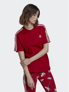 adidas adidas Тишърт THEBE MAGUGU HK5209 Червен Regular Fit