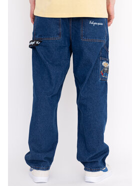 Kamuflage Kamuflage Jeansy Don't Tell Lauren Workpants Granatowy Baggy Fit