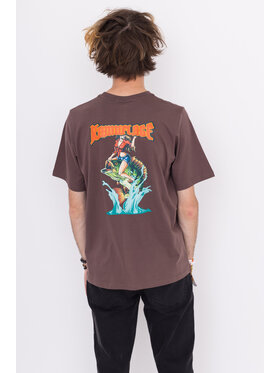 Kamuflage Kamuflage T-Shirt Wet Treasure Brązowy Relaxed Fit