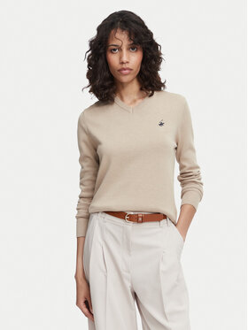 Beverly Hills Polo Club Beverly Hills Polo Club Megztinis P-SS26W-M536563 Smėlio Regular Fit