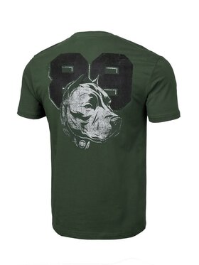 PITBULL PITBULL T-Shirt Koszulka Dog 89 S Zielony Regular Fit