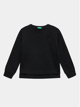 United Colors Of Benetton United Colors Of Benetton Majica dugih rukava 3J68C10E1 Crna Relaxed Fit