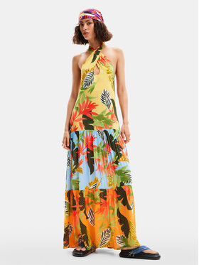Desigual Desigual Letné šaty Tropi 24SWMW08 Farebná Loose Fit