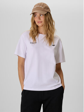 4F 4F T-Shirt OUTLAND Bílá Loose Fit