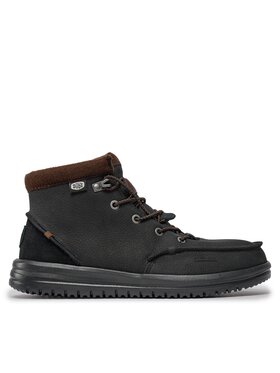 Hey Dude Hey Dude Kotníková obuv Bradley Boot Leather 40189-001 Černá