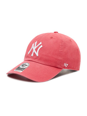 47 Brand 47 Brand Czapka z daszkiem Mlb New York Yankees 47 Clean Up B-RGW17GWSNL-BE Czerwony