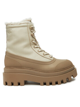 Calvin Klein Jeans Calvin Klein Jeans Planinarske cipele Flatform Lace Up Boot Padded YW0YW01557 Bež