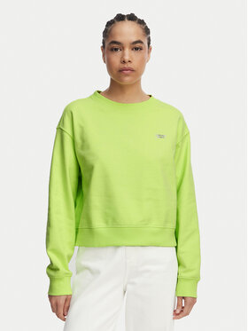 Tommy Jeans Tommy Jeans Μπλούζα Athleisure Metallic DW0DW22996 Ανοιχτό πράσινο Relaxed Fit