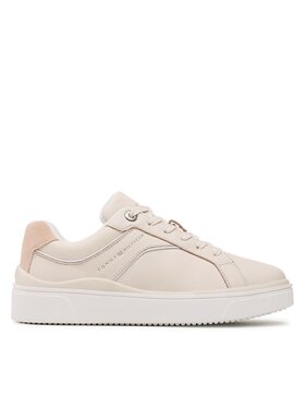 Tommy Hilfiger Tommy Hilfiger Sneakersy Feminine Court Sneaker FW0FW07122 Beżowy
