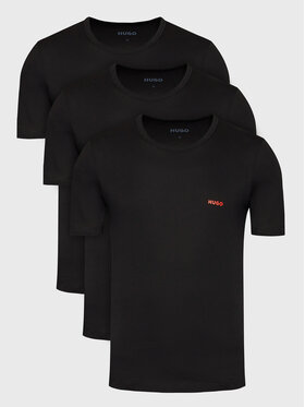 Hugo Hugo Комплект 3 тишърти Triplet 50480088 Черен Regular Fit