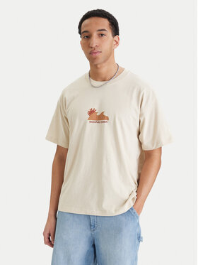 Billabong Billabong Marškinėliai Shore Og EBYZT00496 Smėlio Regular Fit