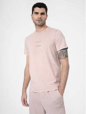 4F 4F T-Shirt 4FSS23TTSHM296 Koralowy Regular Fit