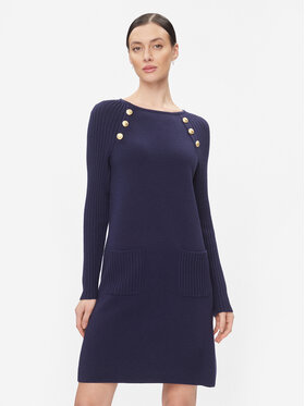 Luisa Spagnoli Luisa Spagnoli Úpletové šaty Mitezza 58121 Tmavomodrá Regular Fit