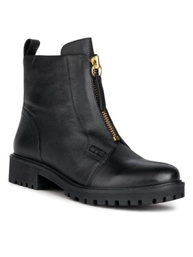 Geox Geox Īsie zābaki D Hoara D36FTB 00046 C9999 Melns
