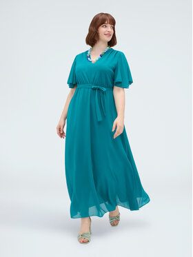 Fiorella Rubino Fiorella Rubino Abito da sera 7009T001849N005 Turchese A-Line Fit
