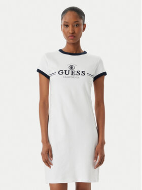 Guess Guess Sukienka codzienna V6GK05 K2988 Biały Regular Fit