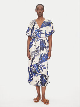 Vero Moda Vero Moda Letní šaty Vina 10327430 Béžová Relaxed Fit