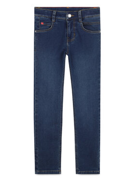 HUGO HUGO Jeans hlače G00987 S Mornarsko modra Slim Fit