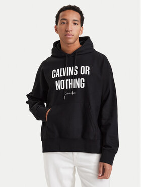 Calvin Klein Jeans Calvin Klein Jeans Суитшърт Calvins Or Nothing LV04RH245G Черен Regular Fit