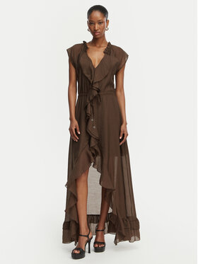 Guess Guess Abito da cocktail W6GK87 W2111 Marrone scuro Regular Fit