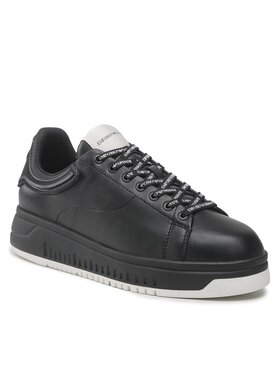 Emporio Armani Emporio Armani Снікерcи X4X264 XN001 K001 Чорний