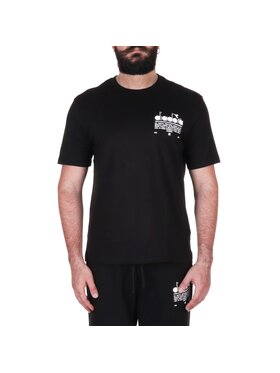 Diadora Diadora T-Shirt 502.179483 Czarny Regular Fit