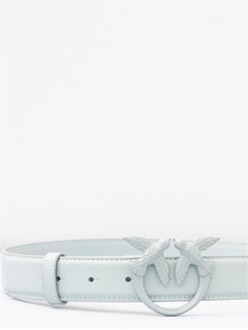 PINKO Pinko Pasek LOVE BERRY H3 BELT VIT.SETA BLOCK COLOR Niebieski