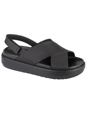 Crocs Crocs Sandały Crocs Brooklyn Luxe Cross Strap Czarny
