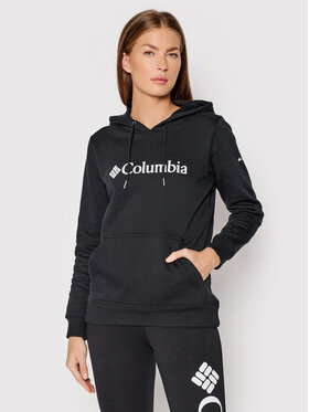 Columbia Columbia Mikina Logo 1895751 Čierna Regular Fit
