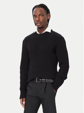 HUGO HUGO Svetr 50570249 Černá Regular Fit
