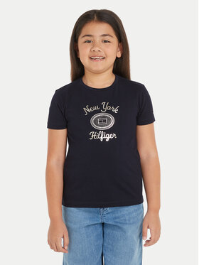 Tommy Hilfiger Tommy Hilfiger Tricou KG0KG08007 Bleumarin Regular Fit